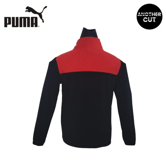 Puma Boy's Fleece Top | Red & Black - Picture 4 of 4